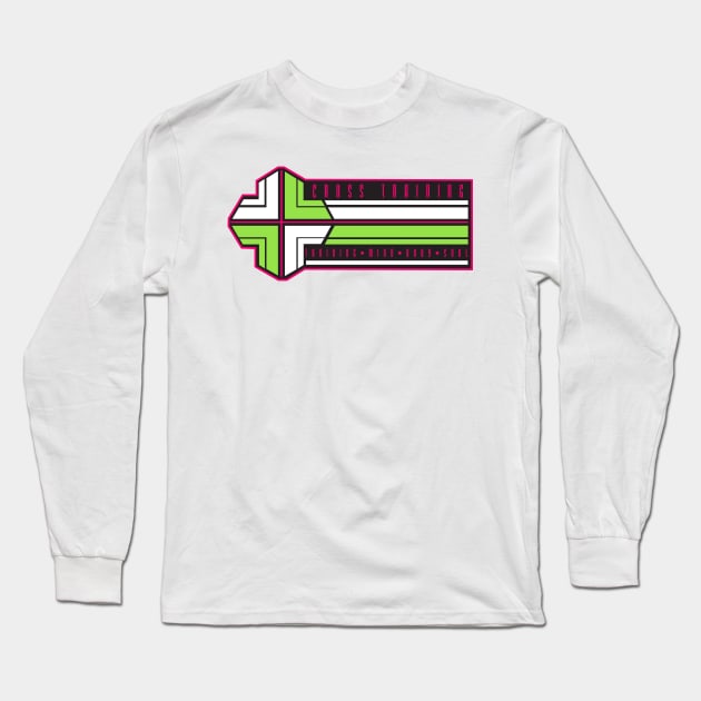 Cross training-neons Long Sleeve T-Shirt by God Given apparel